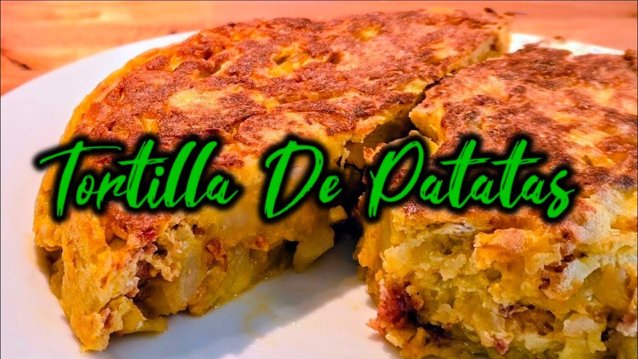 TORTILLA DE PATATAS CON CHORIZO!