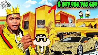 FRANKLIN TOUCH ANYTHING BECOME GOLD🧈💰 || EVERYTHING IS FREE IN GTA 5