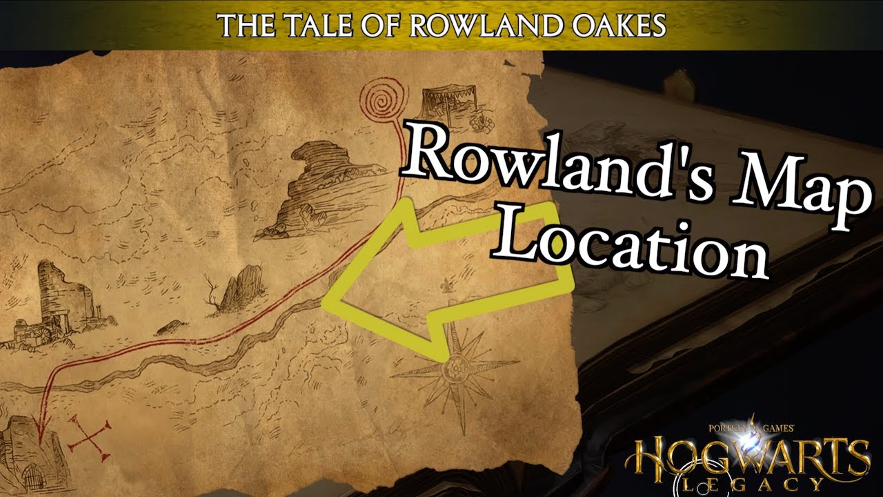 Hogwarts Legacy Use Rowland's Map to Follow His Trail - Solution