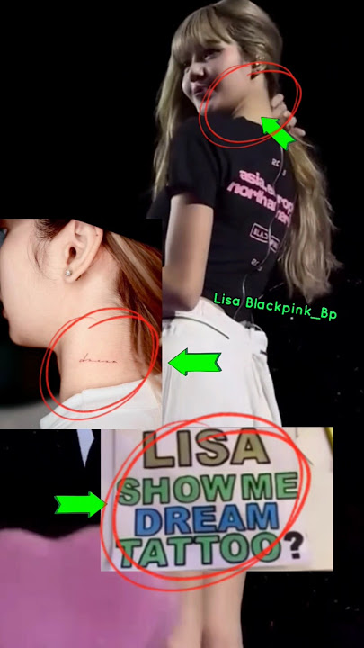 LISA 🔥 OMG! ..Show Dream Tattoo 🔥 2025 #edit #tattoo #deadline #dream