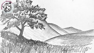 Como dibujar desde Cero #4 Como Dibujar un Paisaje Realista screenshot 5