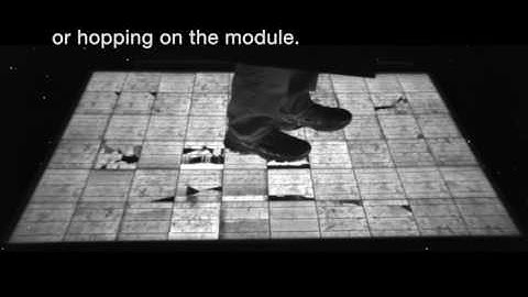 Invisible damage from walking on a solar panel