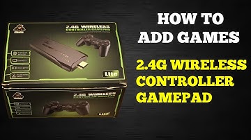 How to Add Games to Your 2 4g Wireless Controller Gamepad - RetroGamer Reviews