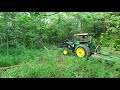 Clearing Land With A Tractor