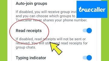 Truecaller | What is Read receipts in Truecaller chat settings ?