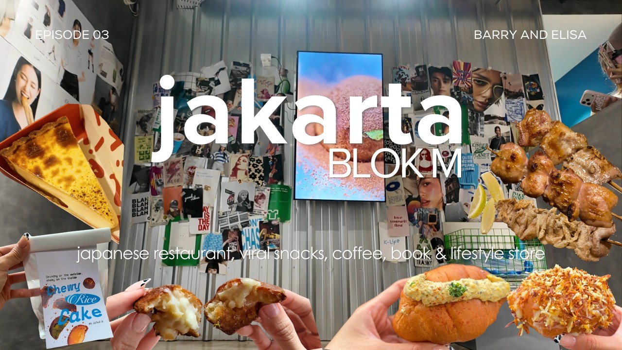 blok m jakarta | japanese restaurant, viral snacks, coffee, book & lifestyle store