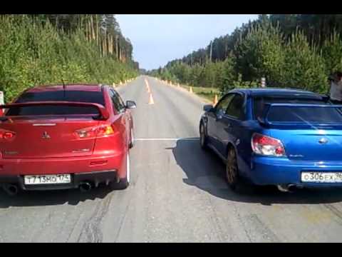 Mitsubishi Lancer EVO 10 vs Subaru Impreza WRX STI