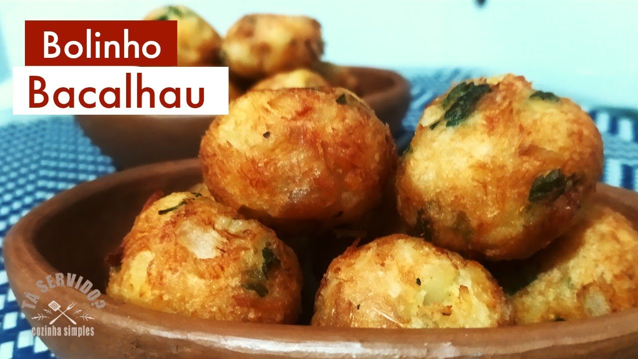 Bolinho de Bacalhau Sequinho e crocante! TáServido YouTube