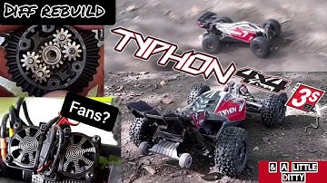 Arrma 3s 4s Differential How To Rebuild & Test Run.