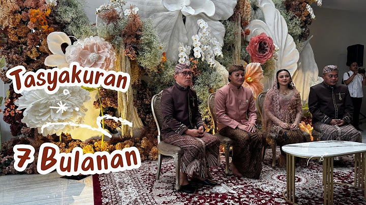 TASYAKURAN 7 BULANAN PONAKANKU, ANAK PERTAMA #mahalini #rizkyfebian