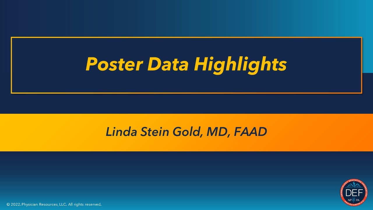 Poster Data Highlights