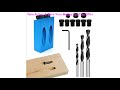 Top Practical Inclined Hole Locator Wood Work Tool Cross Screw Driver 14pcs Portable Step Drilling