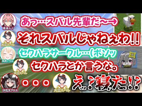 わちゃわちゃ6期生とボケを全て拾いきるスバル、ホロ鯖大空サークル案内まとめ【ホロライブ 切り抜き動画 大空スバル マイクラ  鷹嶺ルイ 沙花叉クロヱ 博衣こより 風真いろは ラプラス・ダークネス】