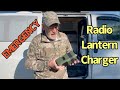 Allinone lantern  radio  charger for camping emergencies or everyday use