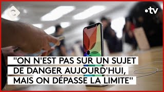 L’iPhone 12 retiré des ventes jusqu’à nouvel ordre en France - La Story - C à Vous - 13/09/2023