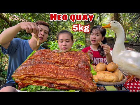 Video Ăn HEO QUAY DA GIÒN Ba Anh Em Ăn Đỗ Mồ Hôi Lưỡi. Bim... - youtube