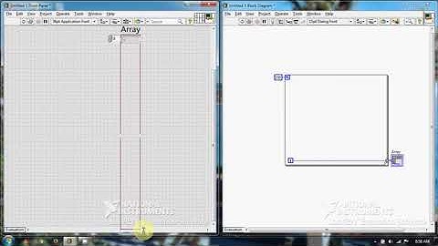 Generate an array of no.s from 1 to 100 using LabVIEW