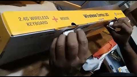 Unboxing  new wireless Lap care key board mouse  L901  combo pack