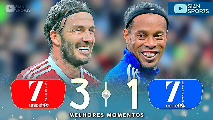 APOSENTADO E LINDO DAVID BECKHAM E RONALDINHO DESTRUÍRAM NESSE AMISTOSO CONTRA AS LENDAS DO FUTEBOL - DayDayNews