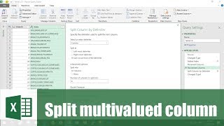 สอน Excel: การใช้ Power Query เพื่อแยกค่าใน multivalued column ให้ออกมาเป็นหลายคอลัมน์หรือแถว