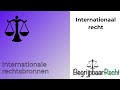 Internationale rechtsbronnen