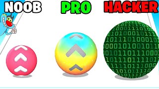 NOOB vs PRO vs HACKER vs GOD | In Level Up Balls | With Oggy And Jack | Rock Indian Gamer |