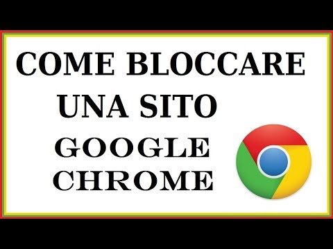 come bloccare un sito con google chrome senza programmi