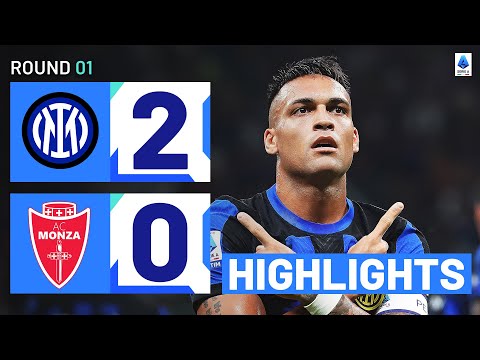 Inter-Monza 2-0 | Lautaro Double at the San Siro: Goals &amp; Highlights | Serie A 2023/24