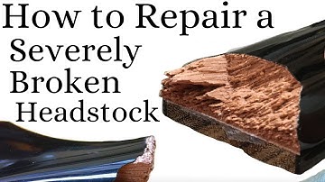 How to Repair a Broken Headstock 💔  Beau Hannam Guitars and Ukuleles