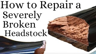 How to Repair a Broken Headstock 💔  Beau Hannam Guitars and Ukuleles