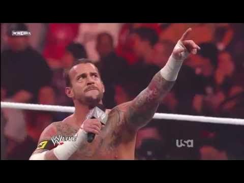 Randy Orton Attacks CM Punk On RAW