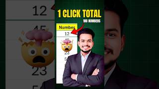 1 Click Total 100 Numbers Excel Tips & Tricks