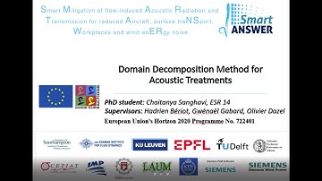 Domain decomposition methods for modelling of acoustic liners