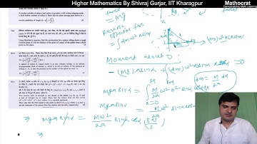 30.Mechanics & Fluid Dynamics: CSE PYQ 2019 (Previous Year Questions)