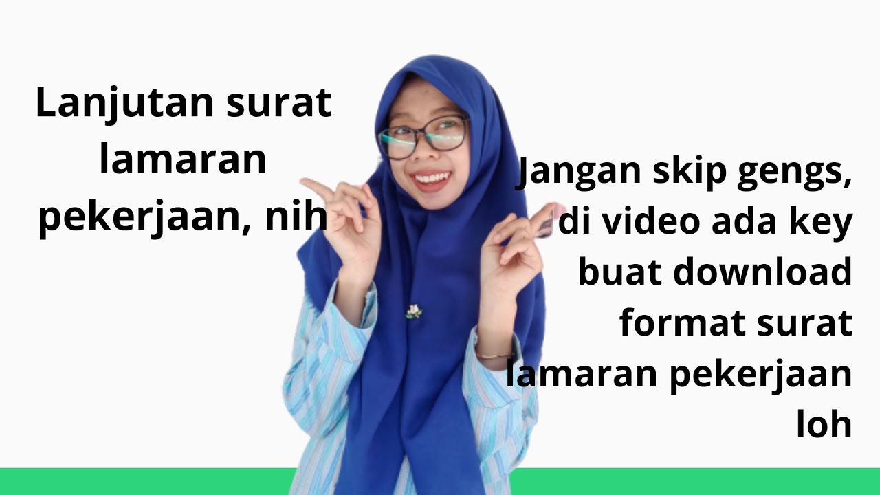 SURAT LAMARAN PEKERJAAN, BUKAN SURAT CINTA BUAT DOI #PART2 ...