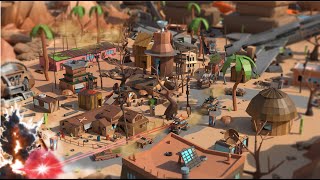 Mad Max City Low Poly 3d Model