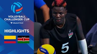 🇨🇴 COL vs. 🇰🇪 KEN - Highlights Quarter Finals | Women's Challenger Cup 2023