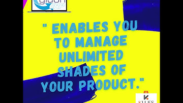 Gluon ERP enables the Paint industry to manage unlimited shades of their Products.