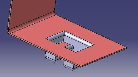 User Stamp option in Catia V5 Sheet Metal