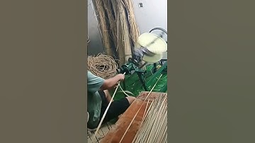 Making process of straw ropes