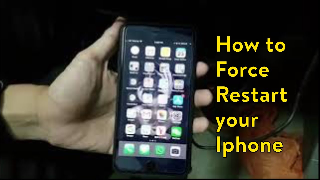 how to Force restart Iphone when IOS11 bug unable open application happen. - YouTube
