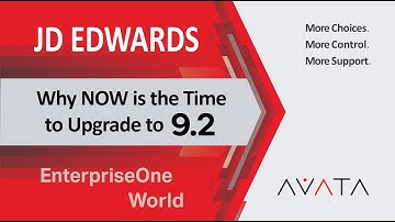 9 Reasons to Upgrade to JDE 9.2