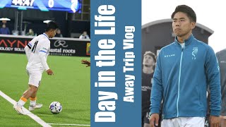 Day In The Life of a Pro Footballer | First Away Trip Of The 2024 Season | vs Monterey Bay FC