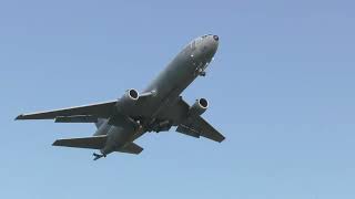 KC-10 Flyby at NMUSAF(April 15, 2024) by National Museum of the U.S. Air Force 1,933 views 4 weeks ago 56 seconds