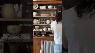 Let's redecorate my hutch with the MacKenzie-Childs Sterling Check collection