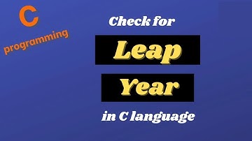 Write a C program to check Leap Year || C Programming Tutorials