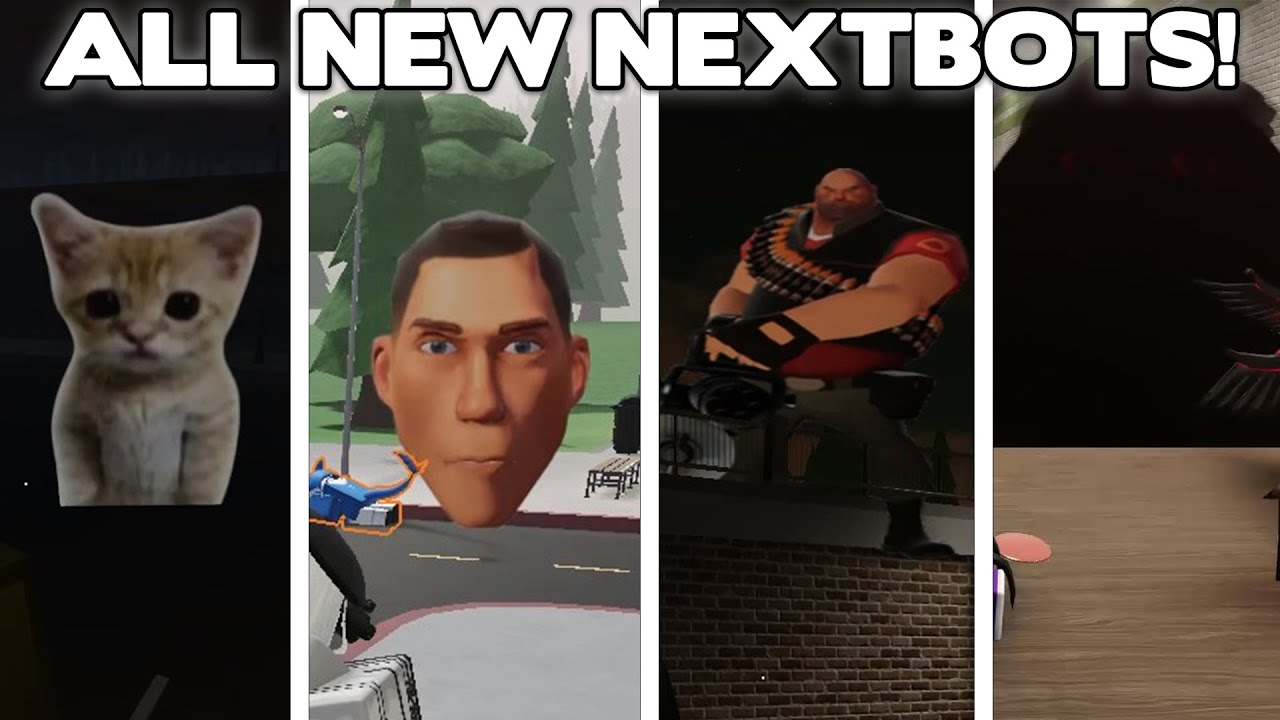 All NEW Nextbots In Evade! (El Gato, Scout, Evil Munci, Heavy) - Roblox  Evade 