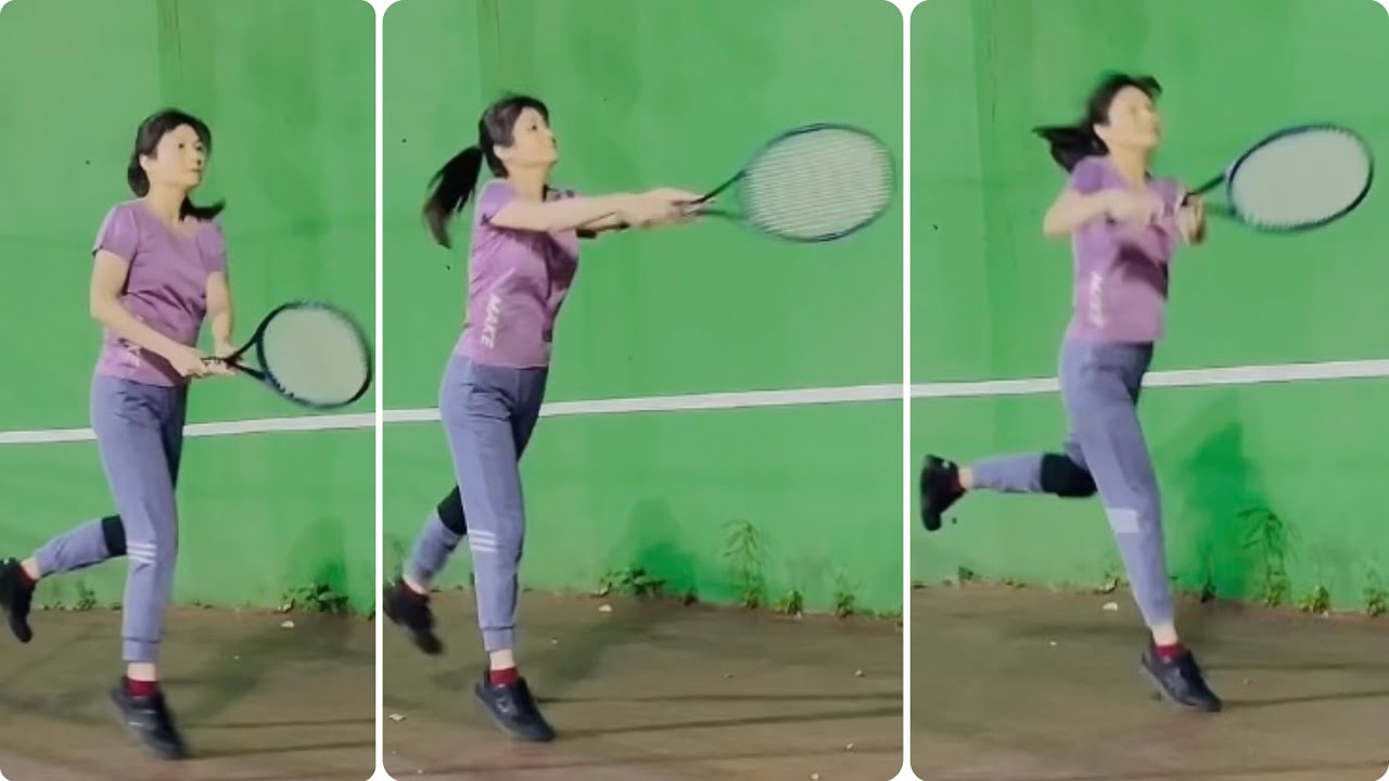 今天我的反手拍好像打得比正手拍好🙃My backhand seems better than forehand today😛tennis 網球 YouTube