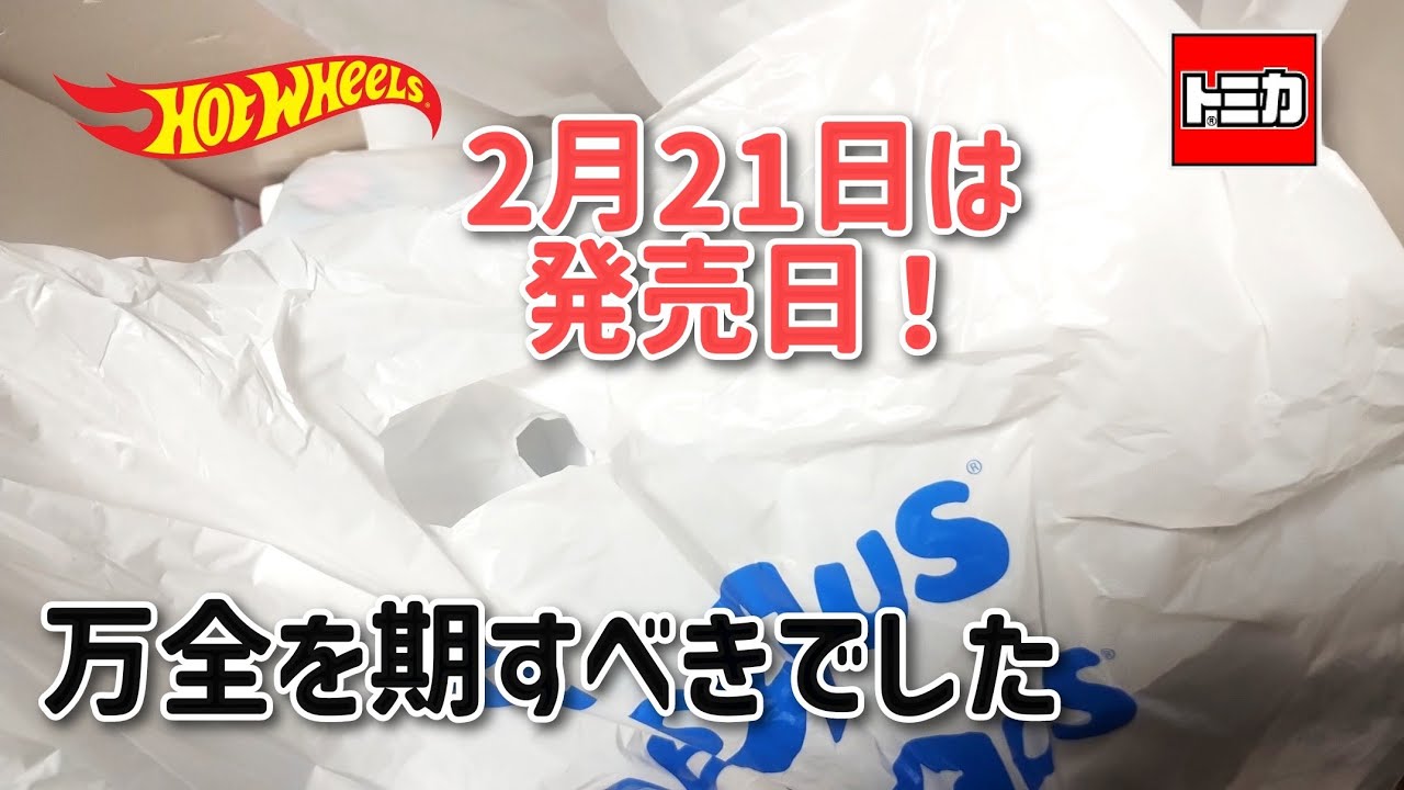 今月はミニカー以外で運がぁ〜2月21日はトミカ、ホットウィールの発売