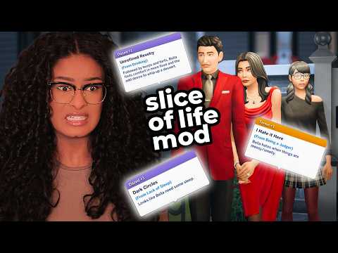 I tried The Sims 4 most REALISTIC MOD || Slice of Life MOD REACTION!